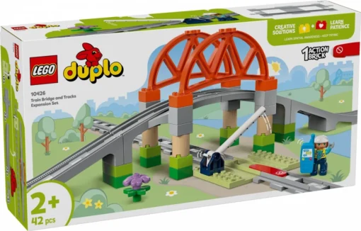 LEGO DUPLO 10426 Train Bridge and Tracks Expansion Set