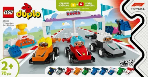 LEGO DUPLO 10445 F1 Team Race Cars & Drivers - Image 3