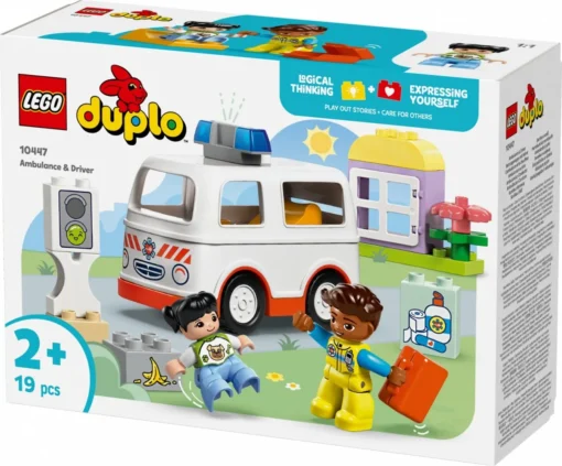 LEGO DUPLO 10447 Ambulance & Driver - Image 3