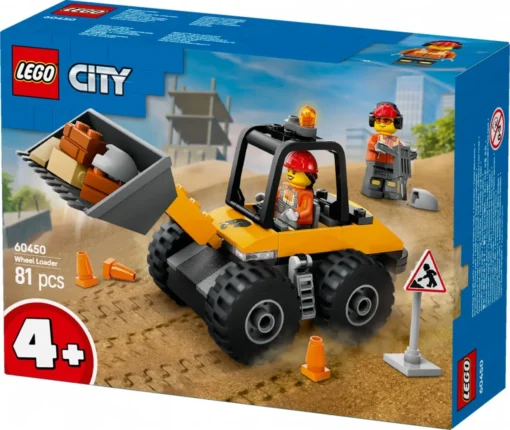 LEGO City 60450 Yellow Construction Wheel Loader - Image 2