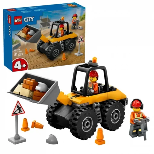 LEGO City 60450 Yellow Construction Wheel Loader - Image 4