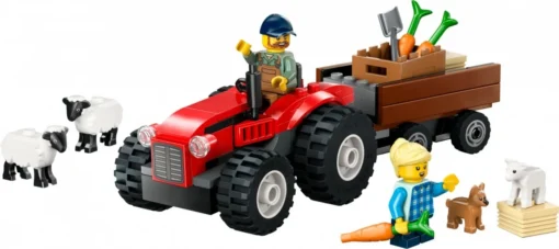 LEGO City 60461 Red Farm Tractor with Trailer & Sheep - Image 5