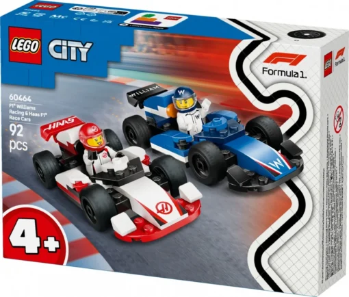 LEGO City 60464 F1 Williams Racing & Haas F1 Race Cars - Image 2