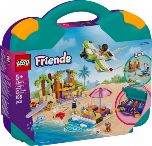 LEGO Friends 42672 Creative Beach and Travel Suitcase