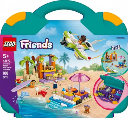 LEGO Friends 42672 Creative Beach and Travel Suitcase - Image 3