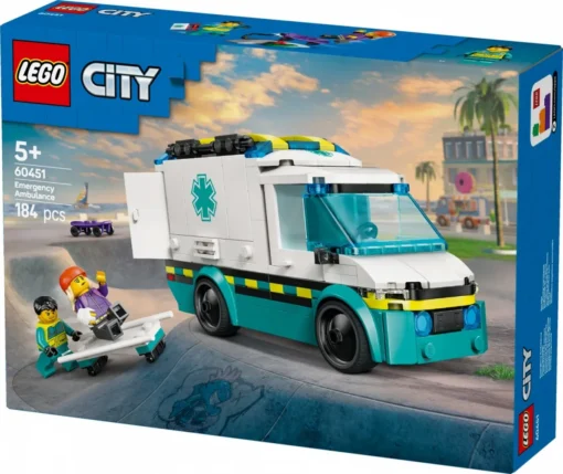 LEGO City 60451 Emergency Ambulance - Image 2