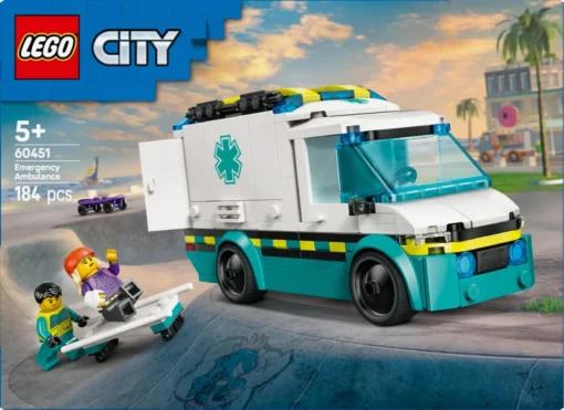 LEGO City 60451 Emergency Ambulance - Image 3