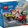 LEGO City 60458 Pizza vs. Fire Truck Race Car Pack