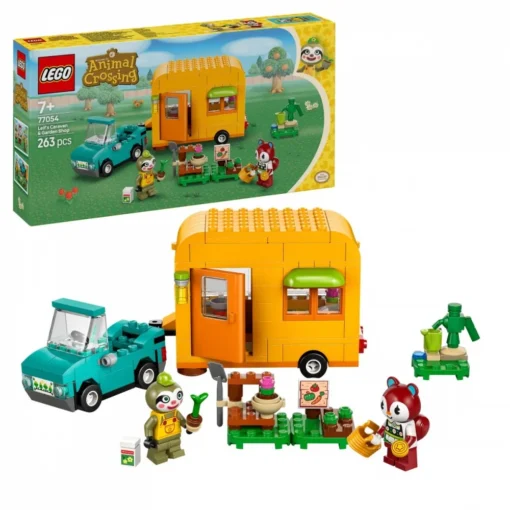 LEGO Blocks Animal Crossing 77054 Leifs Caravan & Garden Shop - Image 4