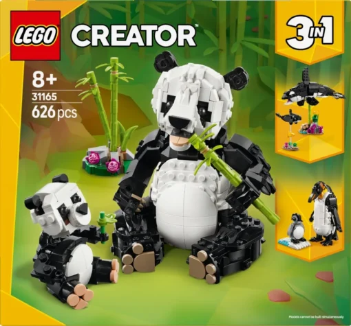 LEGO Bricks Creator 31165 Wild Animals: Panda Family - Image 3