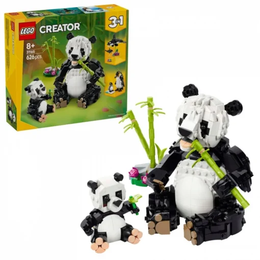 LEGO Bricks Creator 31165 Wild Animals: Panda Family - Image 4