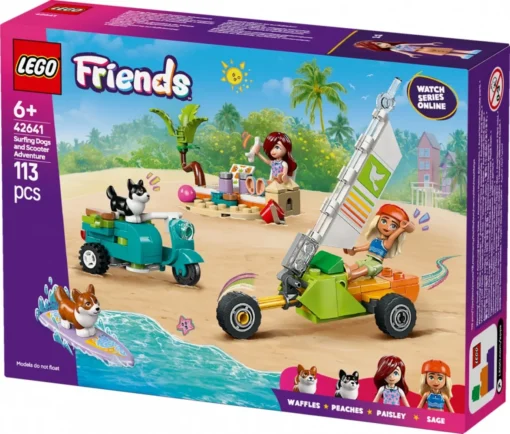 LEGO Friends 42641 Surfing Dogs and Scooter Adventure - Image 2