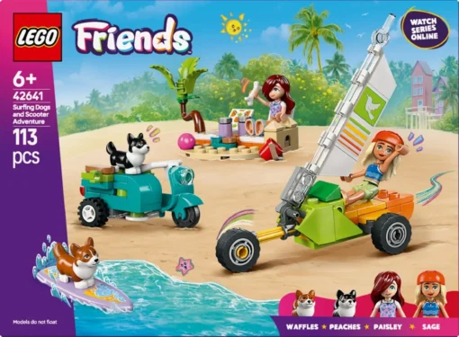 LEGO Friends 42641 Surfing Dogs and Scooter Adventure - Image 3