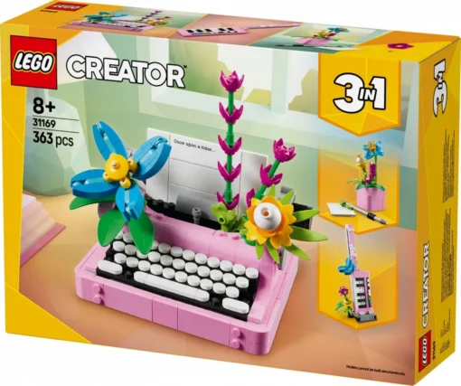 LEGO Blocks Creator 31169 Typewriter with Flowers - Image 2