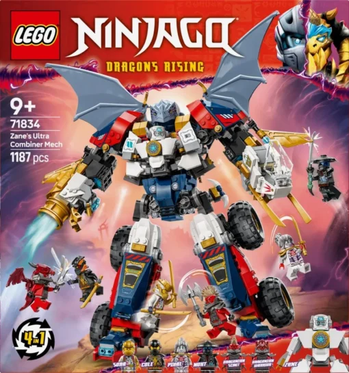 LEGO Blocks Ninjago 71834 Zanes Ultra Combiner Mech - Image 2