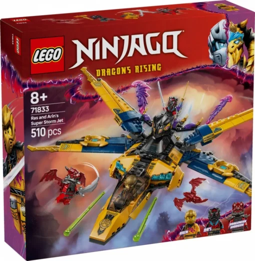 LEGO Bricks Ninjago 71833 Ras and Arins Super Storm Jet