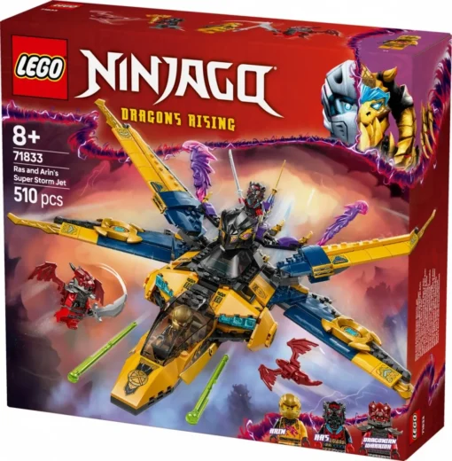 LEGO Bricks Ninjago 71833 Ras and Arins Super Storm Jet - Image 2