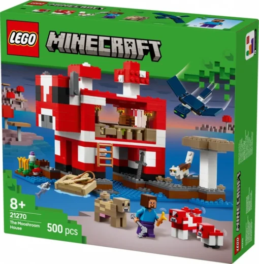 LEGO Bricks Minecraft 21270 The Mooshroom House - Image 2