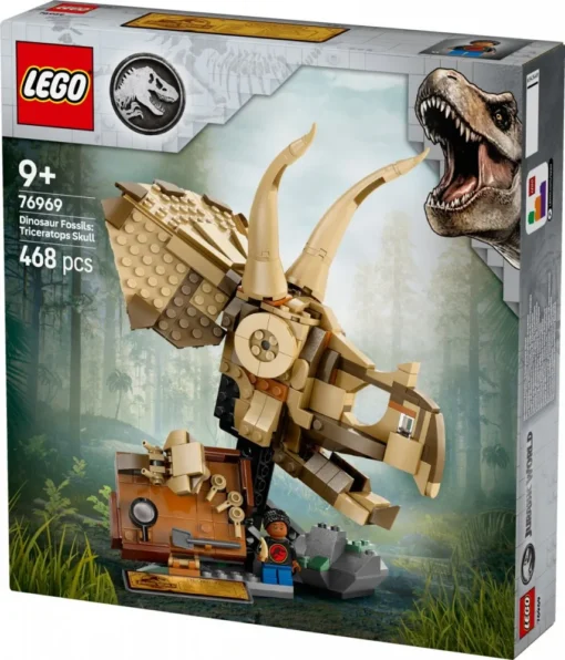 LEGO Blocks Jurassic World 76969 Dinosaur Fossils: Triceratops Skull - Image 2