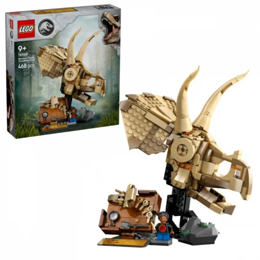 LEGO Blocks Jurassic World 76969 Dinosaur Fossils: Triceratops Skull - Image 4