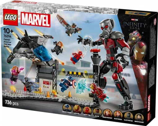 LEGO Blocks Super Heroes 76314 Captain America: Civil War Action Battle - Image 2