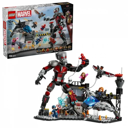 LEGO Blocks Super Heroes 76314 Captain America: Civil War Action Battle - Image 4