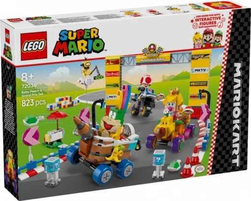 LEGO Bricks Mario Kart - Baby Peach & Grand Prix Set