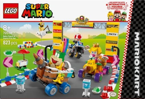 LEGO Bricks Mario Kart - Baby Peach & Grand Prix Set - Image 3