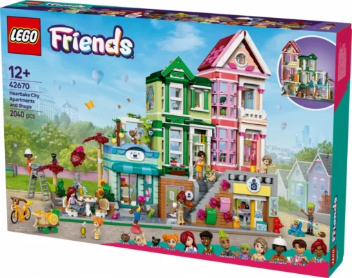 LEGO Blocks Friends 42670 Heartlake City Apartments and Stores - Image 2