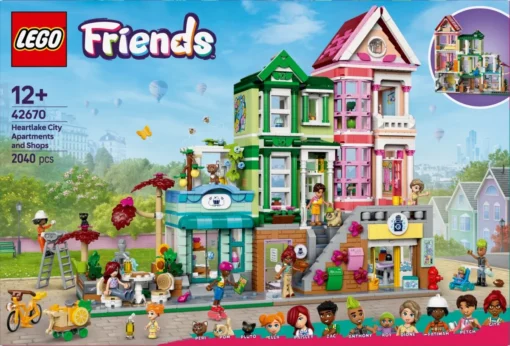 LEGO Blocks Friends 42670 Heartlake City Apartments and Stores - Image 3