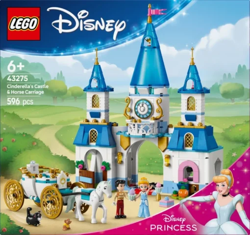 LEGO Disney 43275 Cinderellas Castle & Horse Carriage - Image 3