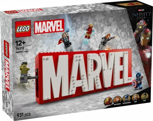 LEGO Blocks Super Heroes 76313 MARVEL Logo & Minifigures