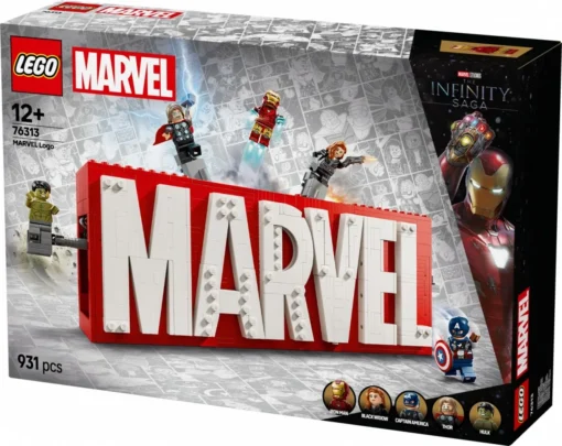 LEGO Blocks Super Heroes 76313 MARVEL Logo & Minifigures - Image 5