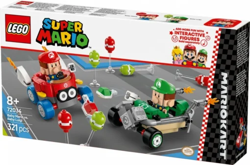 LEGO Bricks Super Mario 72034 Mario Kart - Baby Mario vs. Baby Luigi - Image 2