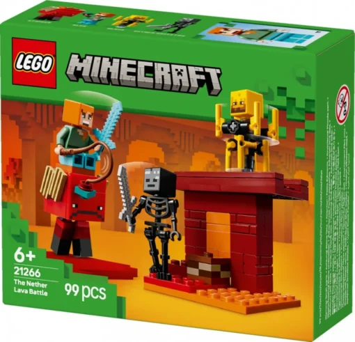 LEGO Minecraft 21266 The Nether Lava Battle - Image 2