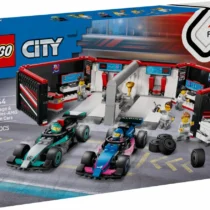 LEGO F1 Garage & Mercedes-AMG & Alpine Cars