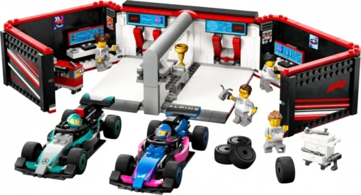 LEGO F1 Garage & Mercedes-AMG & Alpine Cars - Image 2