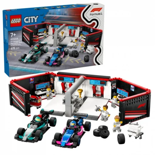 LEGO F1 Garage & Mercedes-AMG & Alpine Cars - Image 3