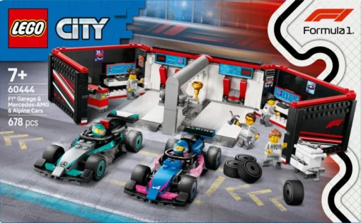 LEGO F1 Garage & Mercedes-AMG & Alpine Cars - Image 4