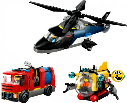 LEGO Helicopter, Fire Truck & Submarine Remix - Image 2