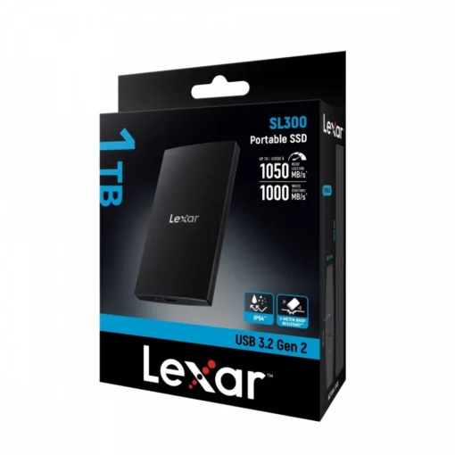 Lexar SSD SL300 1TB USB 3.2 Gen2 1050/1000MB/s - Image 2