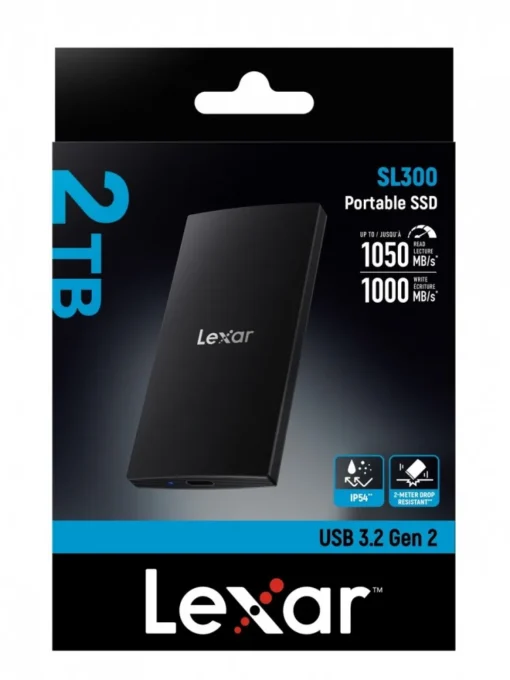 Lexar SSD SL300 2TB USB 3.2 Gen2 1050/1000MB/s - Image 3