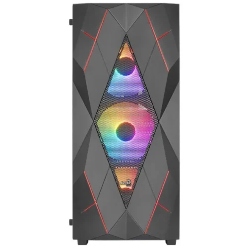 AeroCool Case AeroCool Volcan Black Mid Tower RGB