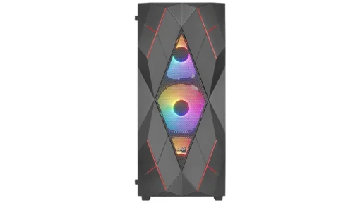 AeroCool Case AeroCool Volcan Black Mid Tower RGB