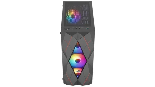 AeroCool Case AeroCool Volcan Black Mid Tower RGB - Image 3