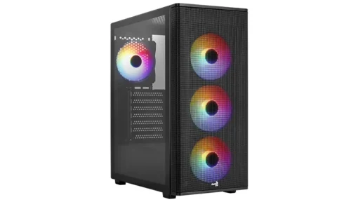 AeroCool Case Designer Black Mid Tower RGB V1 - Image 4