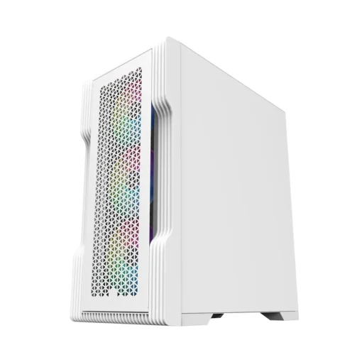 1stPlayer кутия Case mATX - TRILOBITE T3 Mesh White - Image 3