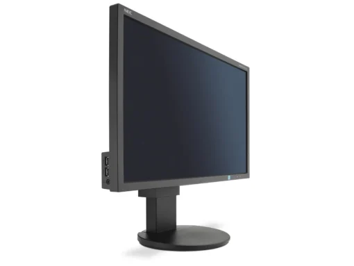 Монитор NEC MultiSync EA234WMi, IPS, 23 inch, Wide, Full HD, DisplayPort, HDMI, DVI-D, D-sub, Черен - Image 2