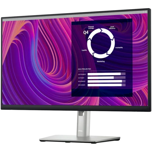 Монитор Dell Monitor LED Professional P2423D, 23.8", QHD 2560x1440, 16:9 60Hz, IPS AG, ComfortView Plus, Flicker Free, 300 cd/m2, 1000:1, 178/178, 8ms/5ms, HDMI, DP, 4x USB 3.2, Height, Pivot, Swivel, Tilt adjustable, 3Y - Image 2