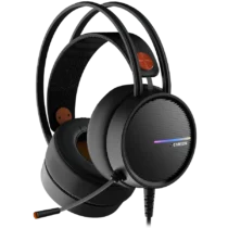 Геймърски слушалки CANYON headset Interceptor GH-8A Black Orange